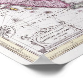 Karte der China und Indonesien | 1710 Poster (Ecke)