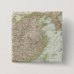 Karte der China und Japan Button