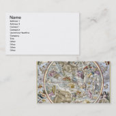 Karte der christlichen Konstellationen, wie vorbei (Vorne/Hinten)