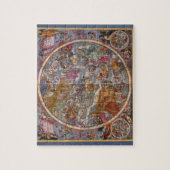 Karte der Christlichen Sternbilder, Südliche Himme Puzzle (Vertikal)