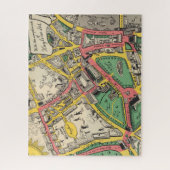 Karte der Coronation Route, London, England Puzzle (Vertikal)