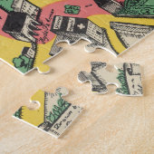 Karte der Coronation Route, London, England Puzzle (Seite)