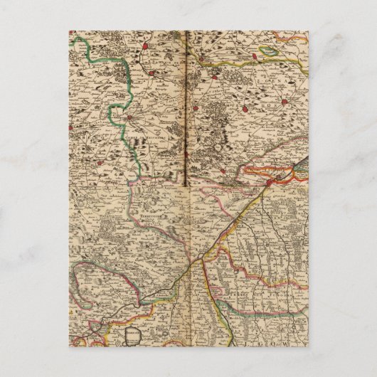 Karte der deutschen Wälder (Vorderseite)