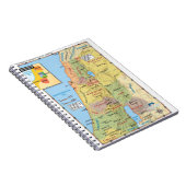 Karte der Division der 12 Stammesgebiete Kanadas Notizblock (Rechte Seite)