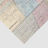 Karte der Ebene, des Urbanas, des Mattoon und des Seidenpapier (Ausschnitt)