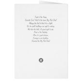 Karte der ersten Infanterieabteilung (Hinten)