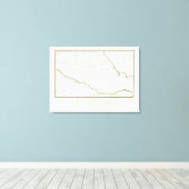 Karte der falschen Position in Mexiko Leinwanddruck (Insitu (Holzboden))