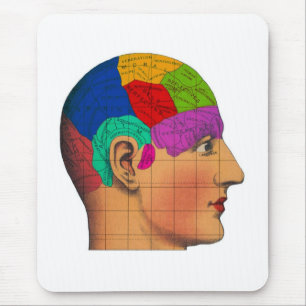 Karte der Fantasie Mousepad