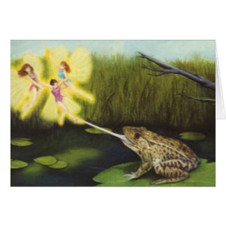 Karte "der Feen und eines Frosches" durch Nathan