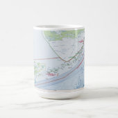 Karte der Florida-Schlüssel Kaffeetasse (Mittel)