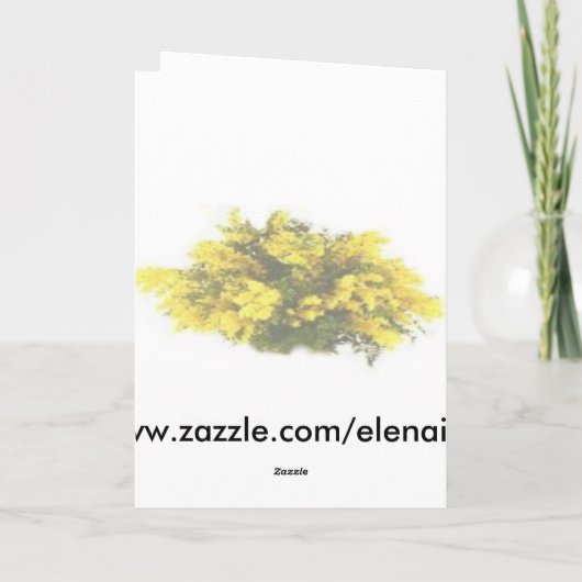 Karte der Frauen Tages (Rückseite)