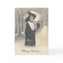 Karte der frohen Weihnachten