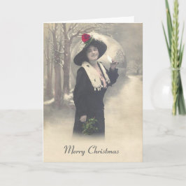 Karte der frohen Weihnachten