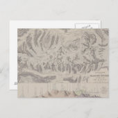 Karte der Gletschersysteme der Alpen (Vorne/Hinten)