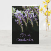 Karte der Glyzinie-Großmutter-Mutter Tages (Gelbe Blume)