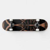 Karte der Gnarly Half-Pipe Skateboard (Horizontal)