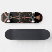 Karte der Gnarly Half-Pipe Skateboard (Horizontal)