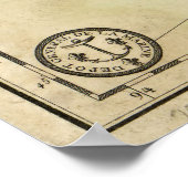 Karte der Golfküste von Louisiana und Florida (177 Poster (Ecke)