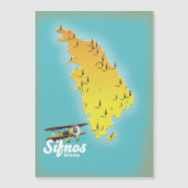 Karte der griechischen Insel Samos (Vorderseite)