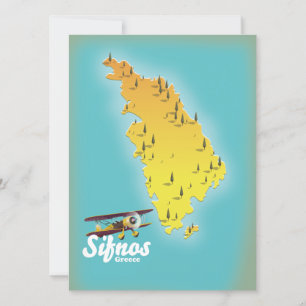 Karte der griechischen Insel Samos