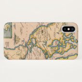 Karte der großen Abenteuer Case-Mate iPhone Hülle (Rückseite (Horizontal))