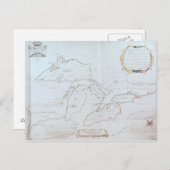 Karte der Großen Seen (Vorne/Hinten)