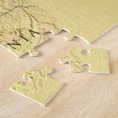 Karte der Großen Seen Nordamerikas 20x30 Puzzle (Seite)