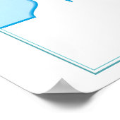 Karte der Grove OK-Sehenswürdigkeiten Poster (Ecke)