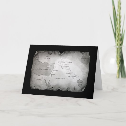 KARTE DER Grußkarte von MESOPOTAMIA (Vorderseite)