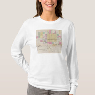Karte der Handelszentren, Kansas T-Shirt