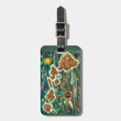 Karte der Hawaiianischen Inseln Gepäckanhänger (Vorderseite vertikal)