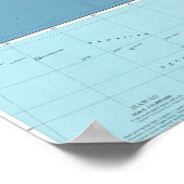 Karte der Hawaiianischen Inseln Poster (Ecke)