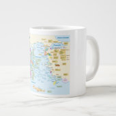 Karte der homerischen Ära Griechenland mit Jumbo-Tasse (Vorderseite Rechts)
