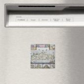 Karte der Insel Candia Magnet (In Situ (Geschirrspüler))