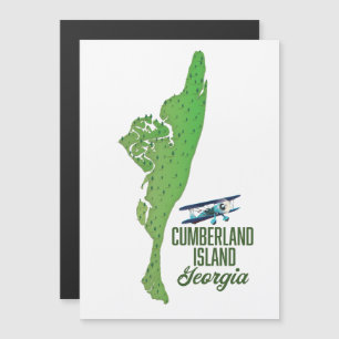 Karte der Insel Cumberland Georgia