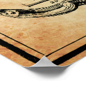 Karte der Insel des berüchtigten Teufels c. 1764 Poster (Ecke)