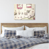 Karte der Insel Moluccan, eingraviert Leinwanddruck (Insitu (Schlafzimmer))