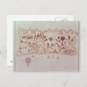 Karte der Insel Puerto Rico, 1599 (Vorne/Hinten)