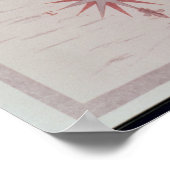 Karte der Insel Puerto Rico, 1599 Poster (Ecke)