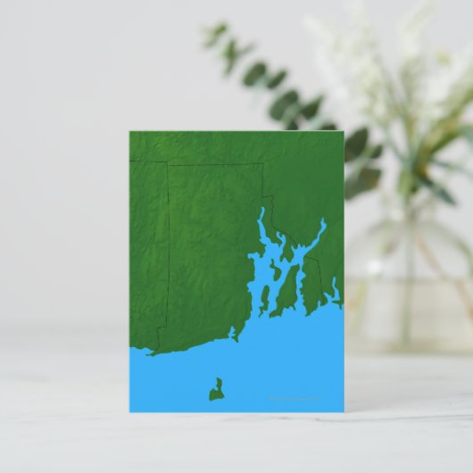 Karte der Insel Rhode (Stehend Vorderseite)
