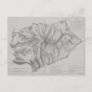 Karte der Insel St. Helena