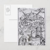 Karte der Insel Utopia, Buch frontispiece (Vorne/Hinten)