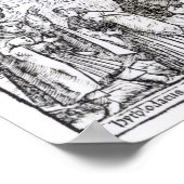 Karte der Insel Utopia, Buch frontispiece Poster (Ecke)