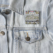 Karte der Insel von Candia Button (Beispiel)