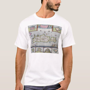 Karte der Insel von Candia T-Shirt