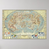 Karte der Internet Version 2.0. Poster (Vorne)