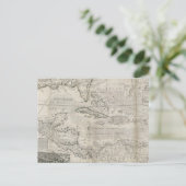 Karte der Karibik | 1715 (Stehend Vorderseite)