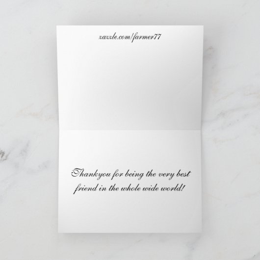 Karte der Kolibri-Mütter Tages (Innenseite)