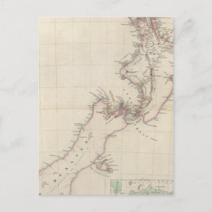 Karte der Kolonie von Neuseeland