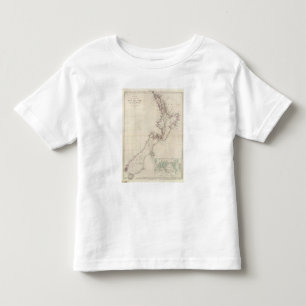 Karte der Kolonie von Neuseeland Kleinkind T-shirt